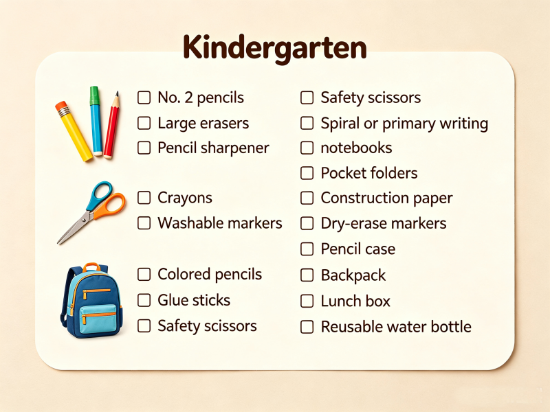 Kindergarten list