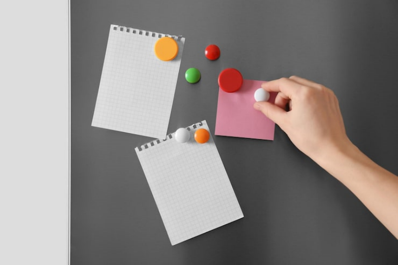 sticking notes