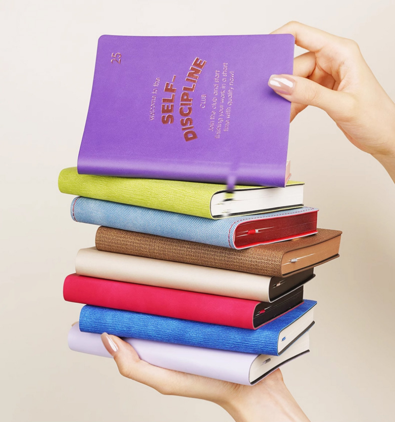 colorful PU notebooks