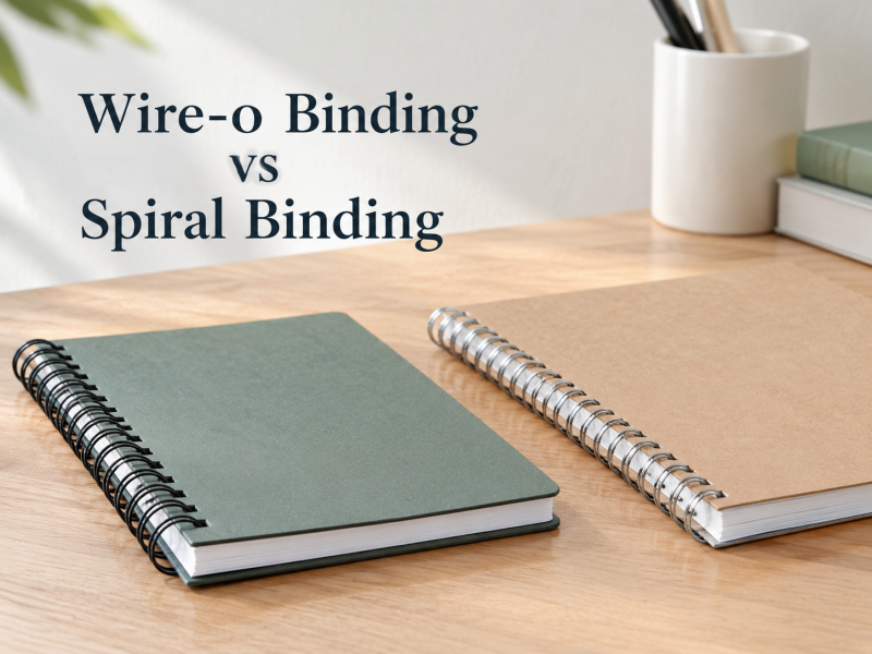 wire-o binding vs spiral binding